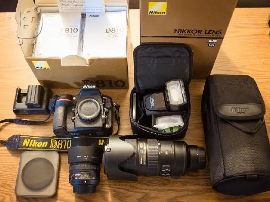 Nikon D810 Ψηφιακή φωτογραφική μηχανή SLR 36,3MP - μαύρη